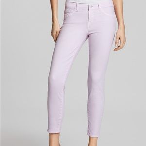 J Brand cropped pants in soft lilac 🌸